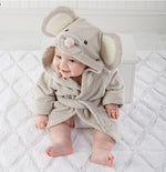 Animal Baby Bathrobe 100% Cotton Infant Bathrobe