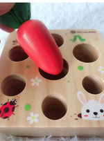 Montessori Educational Wooden Carrot Toys