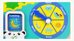 Preschool Wooden Educational Learning Time Weather Season Calendar Clock