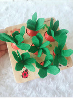 Montessori Educational Wooden Carrot Toys