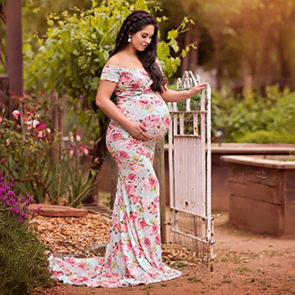 Carlese Flower Maternity Dress