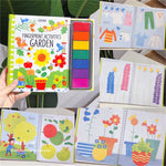 Kids Finger Painting And Rubber Stamp Activity Books