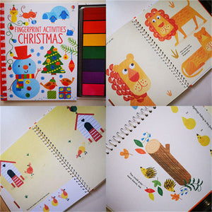 Kids Finger Painting And Rubber Stamp Activity Books