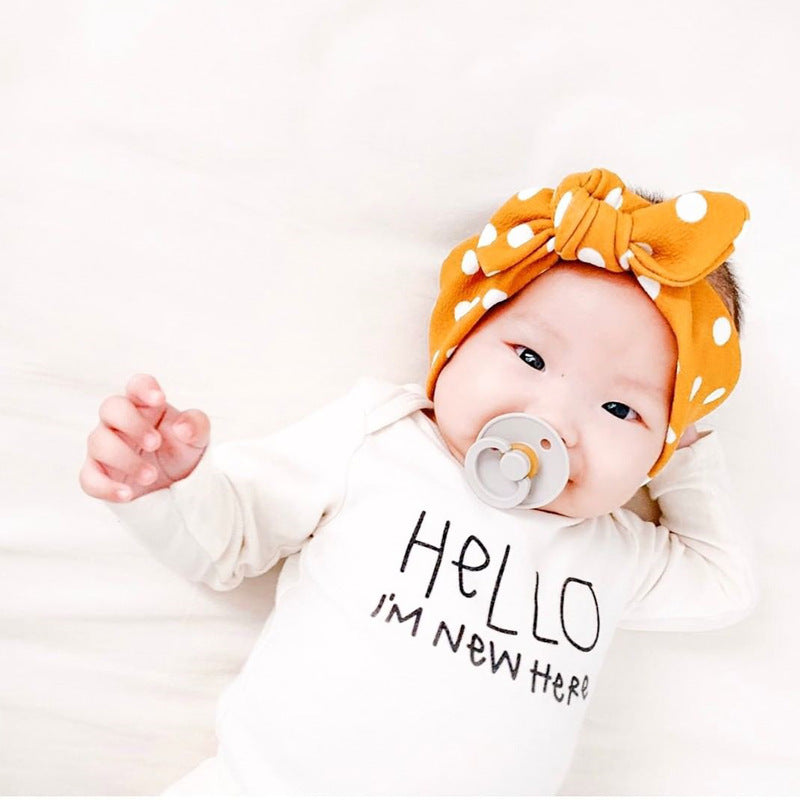 Hello I'm New Here Newborn Outfit Bodysuit
