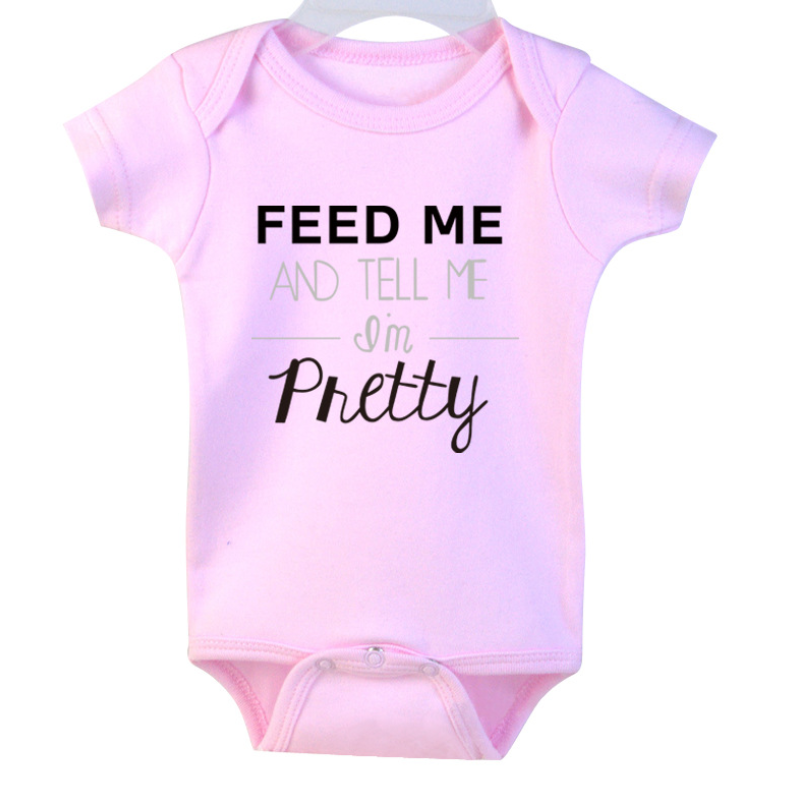 Feed Me And Tell Me I'm Pretty Infant Baby Bodysuit