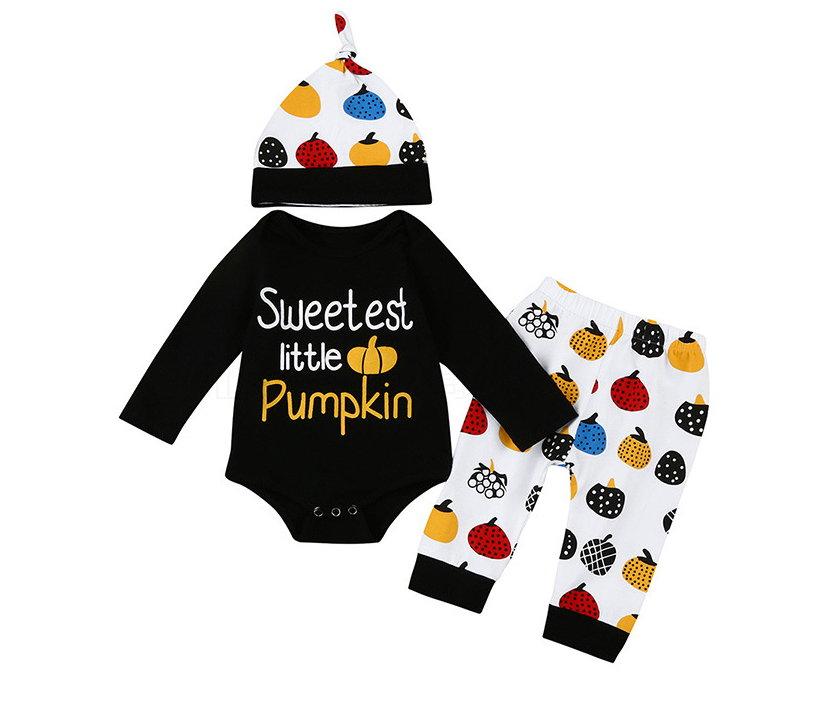 Sweetest Little Pumpkin Baby Halloween Outfit