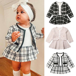 Jackie Toddler Girl Blazer and Skirt 2 Piece Suit Baby Barn Town