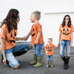 Mommy & Me Matching Halloween Pumpkin T-shirt