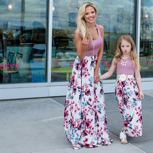 Serena & Lilly Matching Mommy & Daughter Floral Maxi Dresses