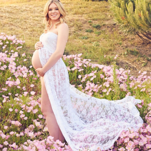 kpoplk Dress Maternity Photography,Maternity Maxi Dress Wrap V Neck Baby  Shower Pregnancy Dresses for Photoshoot(Hot Pink) - Walmart.com