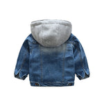 Asher Denim Toddler Jacket With Hood 24 Mo. - 7T