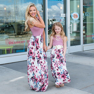Serena & Lilly Matching Mommy & Daughter Floral Maxi Dresses