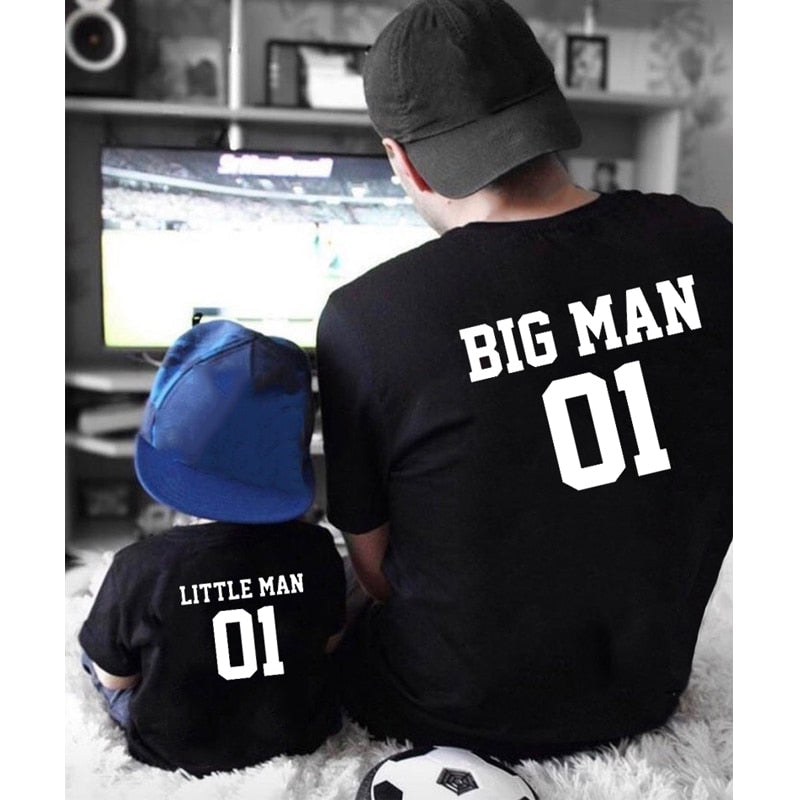 Father & Son Matching Outfit "Big Man Little Man" Shirt