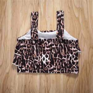 Ginny Toddler Girls 3Pcs Leopard Outfit