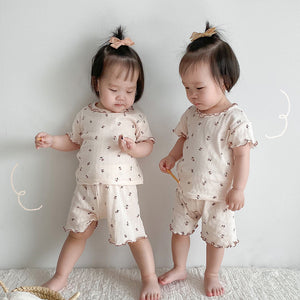 Dellia Floral Two-Piece Toddler Outfit