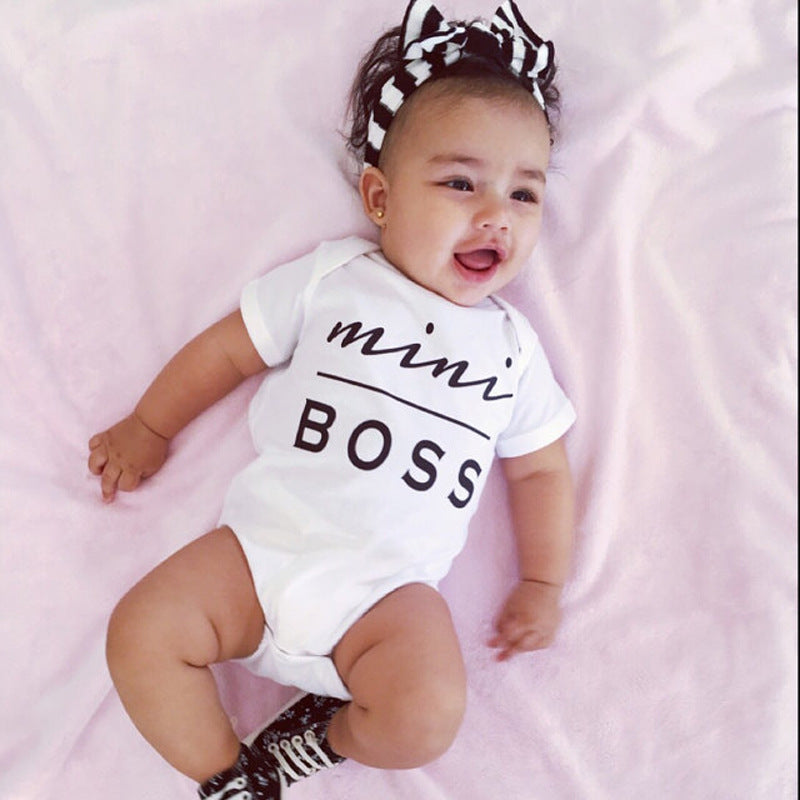 MacKenna Faire "Mini Boss" Bodysuit Infant Clothing
