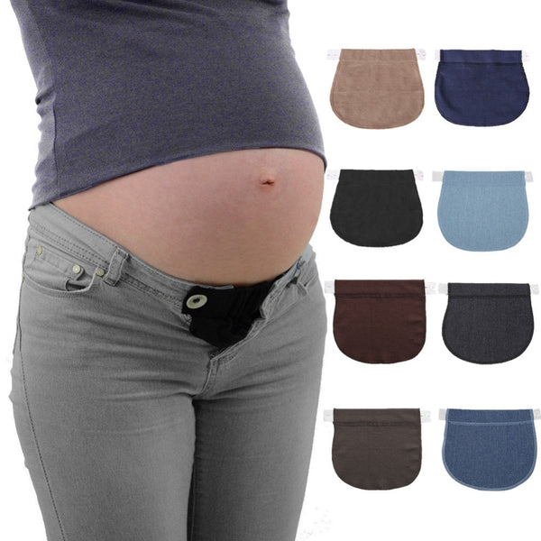 ADVEN Jeans Extender Comfortable Maternity Pants Belly Band